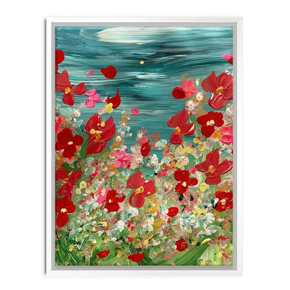 Evening Wildflowers Canvas Print Evening Wildflowers Canvas Print wall art product Charlotte Anna Reed