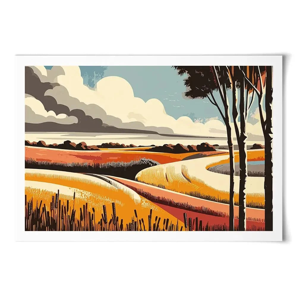 Evenings Road Art Print Evenings Road Art Print wall art product P & M Print Gallery