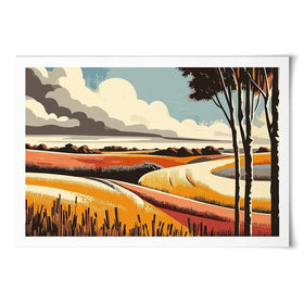 Evenings Road Art Print Evenings Road Art Print wall art product P & M Print Gallery