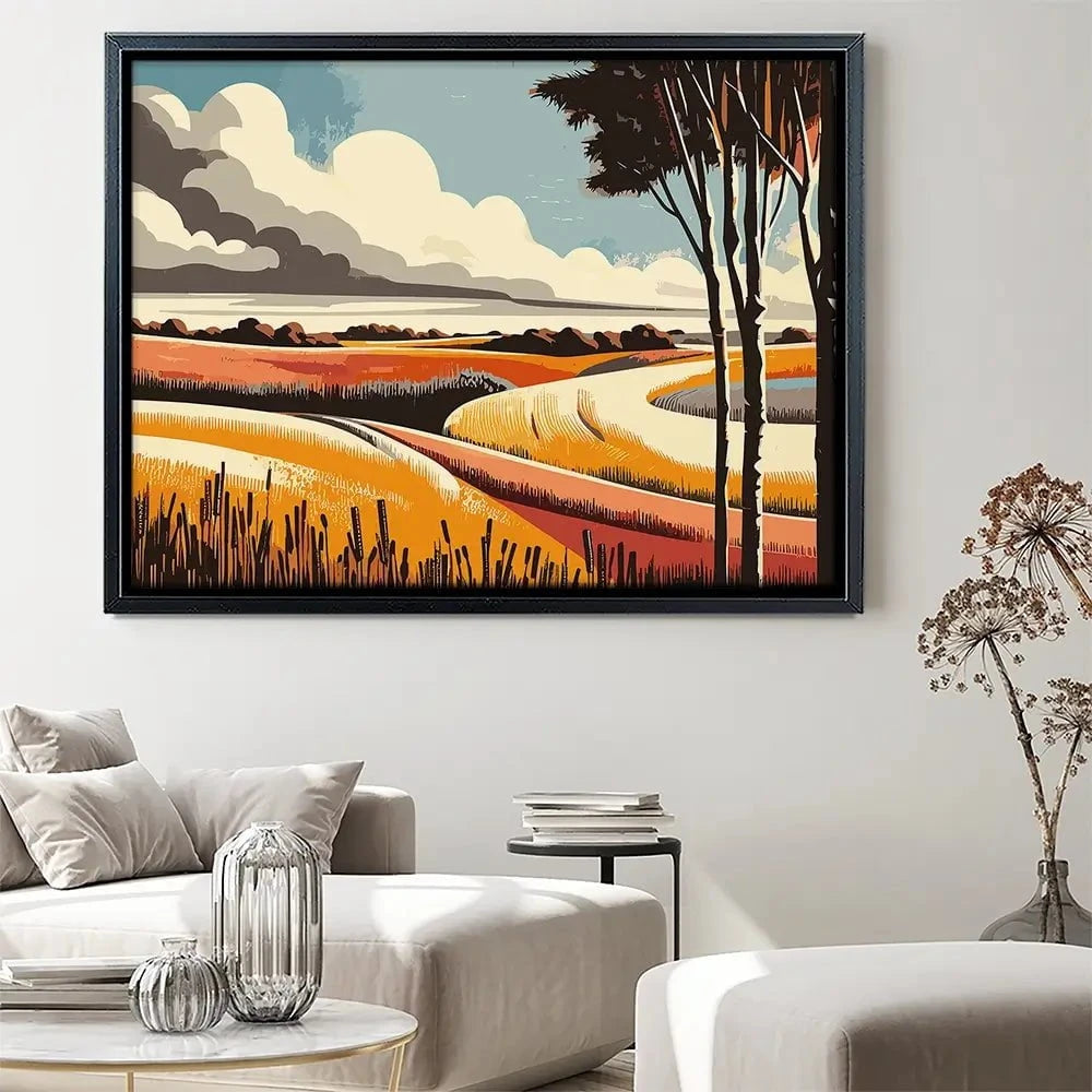 Evenings Road Canvas Print Evenings Road Canvas Print wall art product P & M Print Gallery