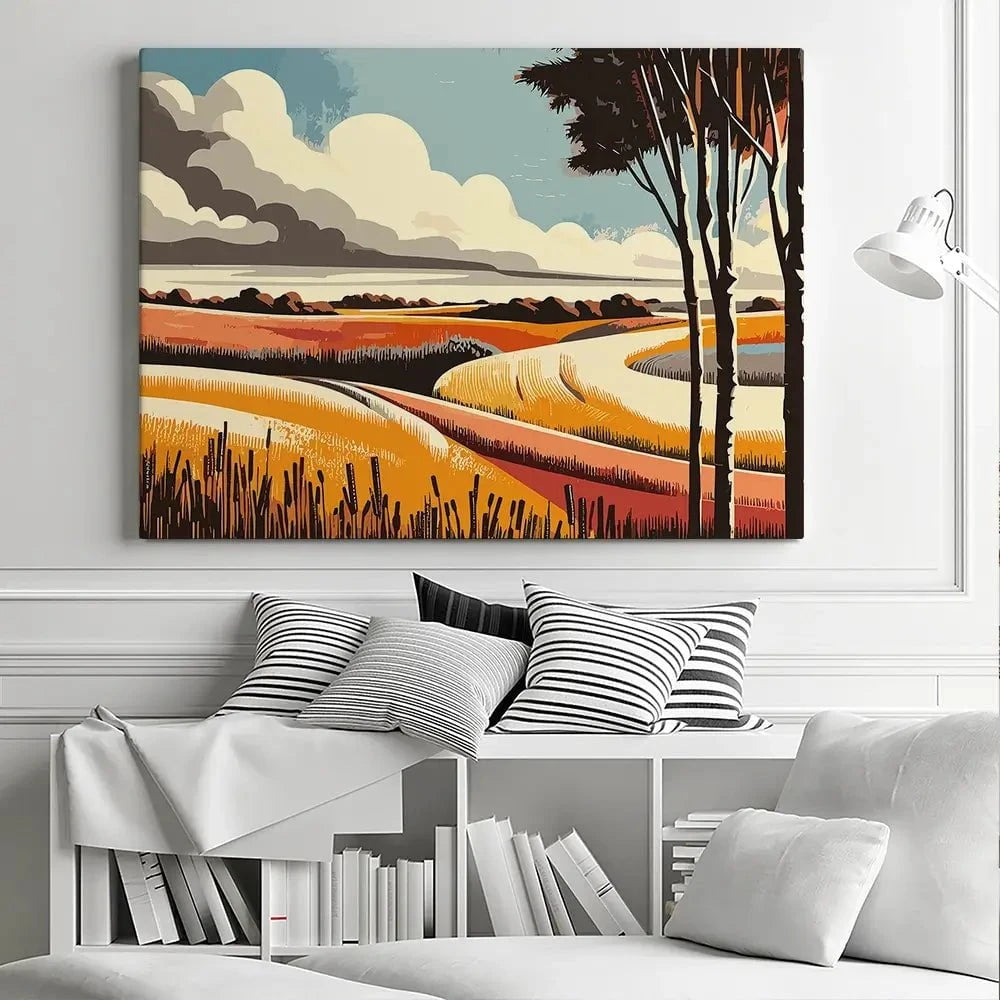 Evenings Road Canvas Print Evenings Road Canvas Print wall art product P & M Print Gallery