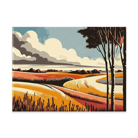 Evenings Road Canvas Print Evenings Road Canvas Print wall art product P & M Print Gallery