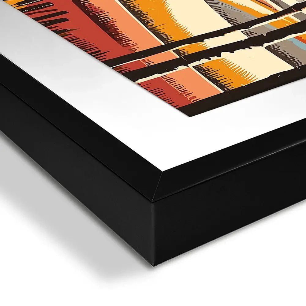 Evenings Road Framed Art Print Evenings Road Framed Art Print wall art product P & M Print Gallery