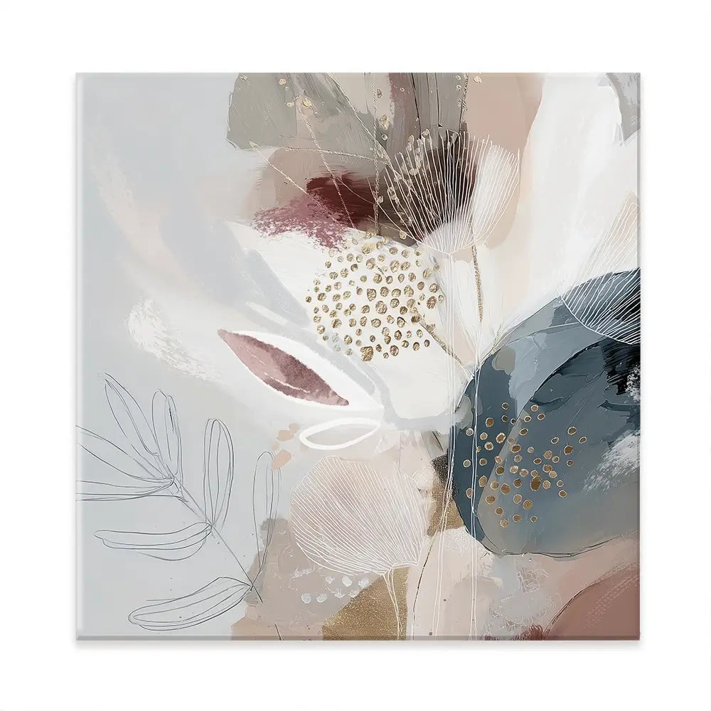 Evie Belle Abstract Square Canvas Print Evie Belle Abstract Square Canvas Print wall art product Bella Eve