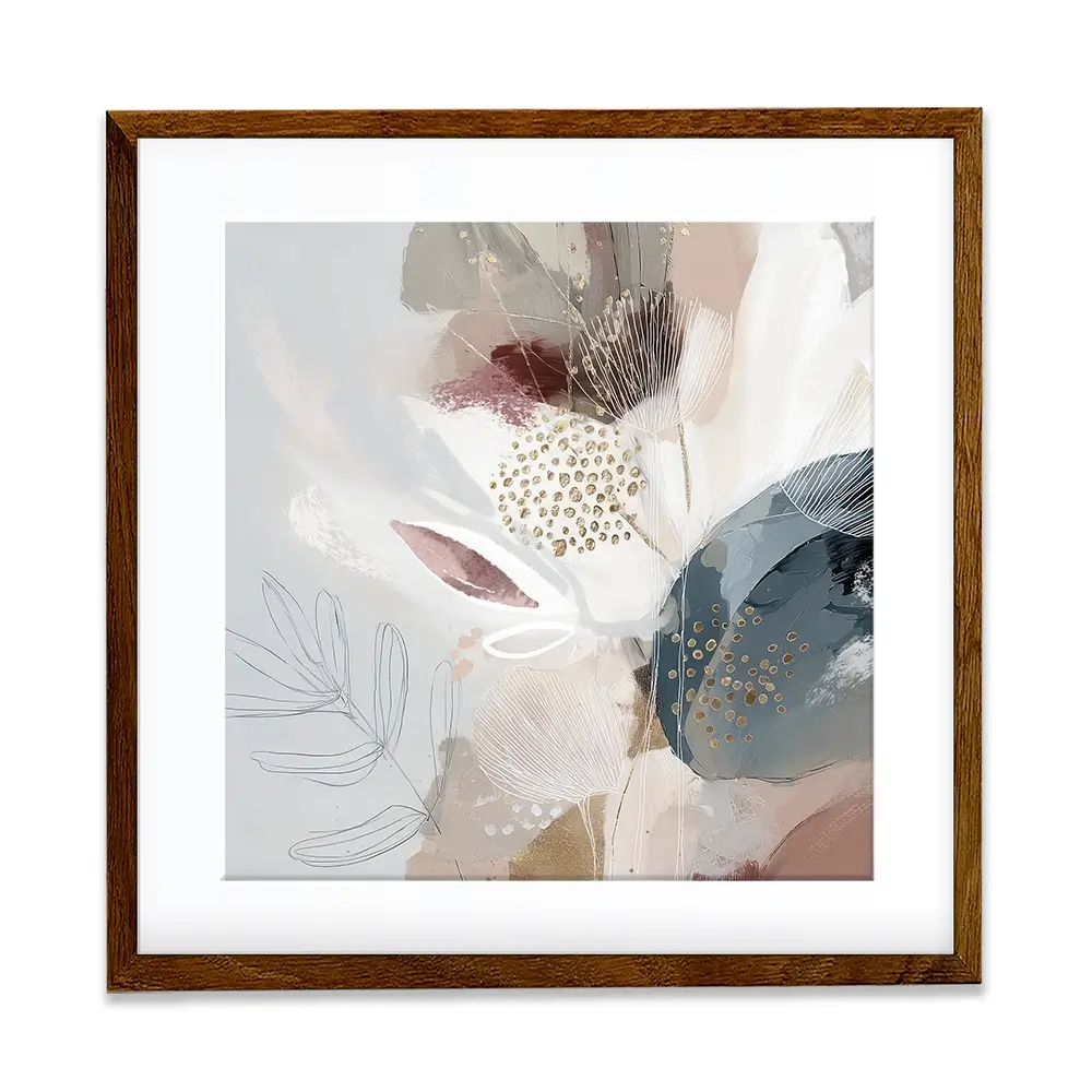 Evie Belle Abstract Square Framed Art Print Evie Belle Abstract Square Framed Art Print wall art product Bella Eve