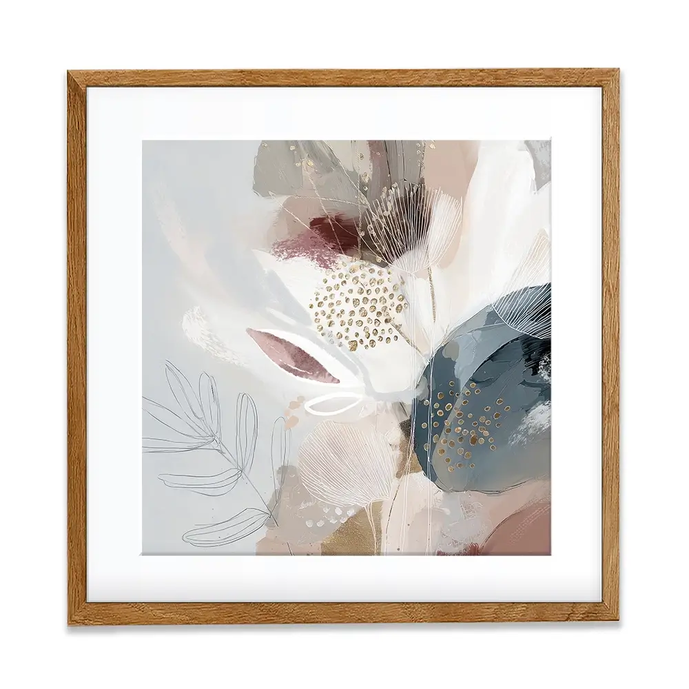 Evie Belle Abstract Square Framed Art Print Evie Belle Abstract Square Framed Art Print wall art product Bella Eve