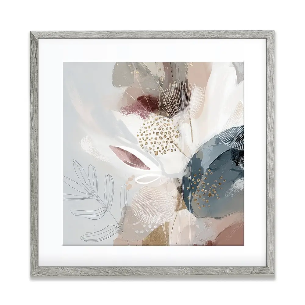 Evie Belle Abstract Square Framed Art Print Evie Belle Abstract Square Framed Art Print wall art product Bella Eve