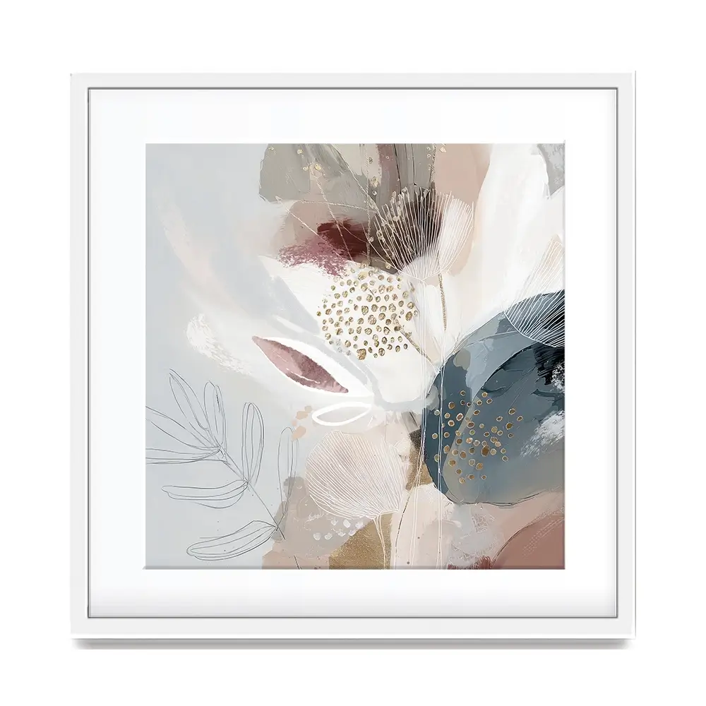 Evie Belle Abstract Square Framed Art Print Evie Belle Abstract Square Framed Art Print wall art product Bella Eve
