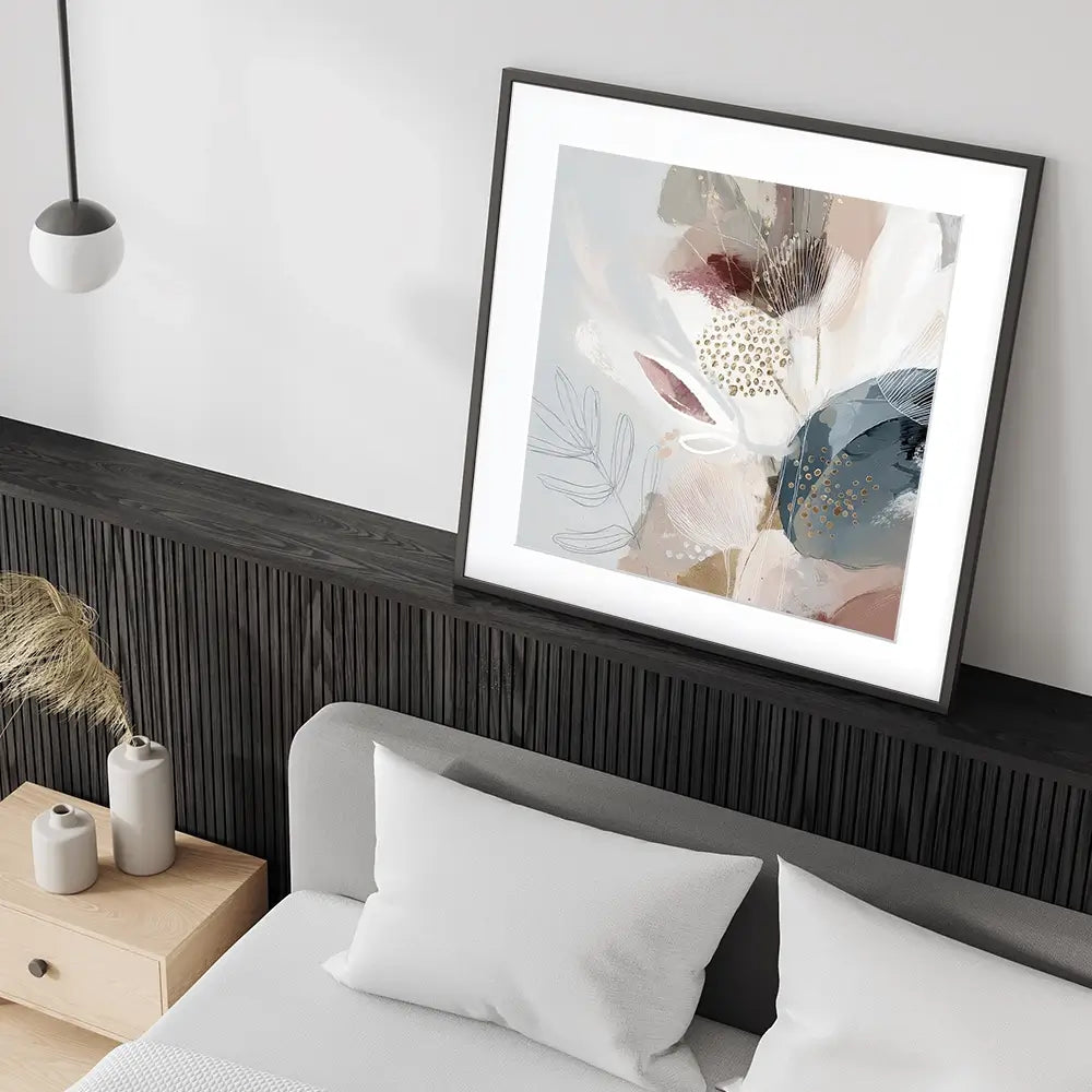 Evie Belle Abstract Square Framed Art Print Evie Belle Abstract Square Framed Art Print wall art product Bella Eve