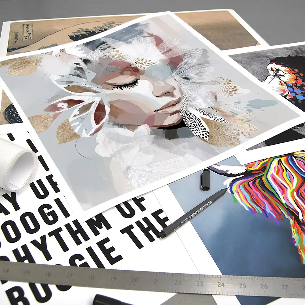 Evie Belle Square Art Print Evie Belle Square Art Print wall art product Bella Eve