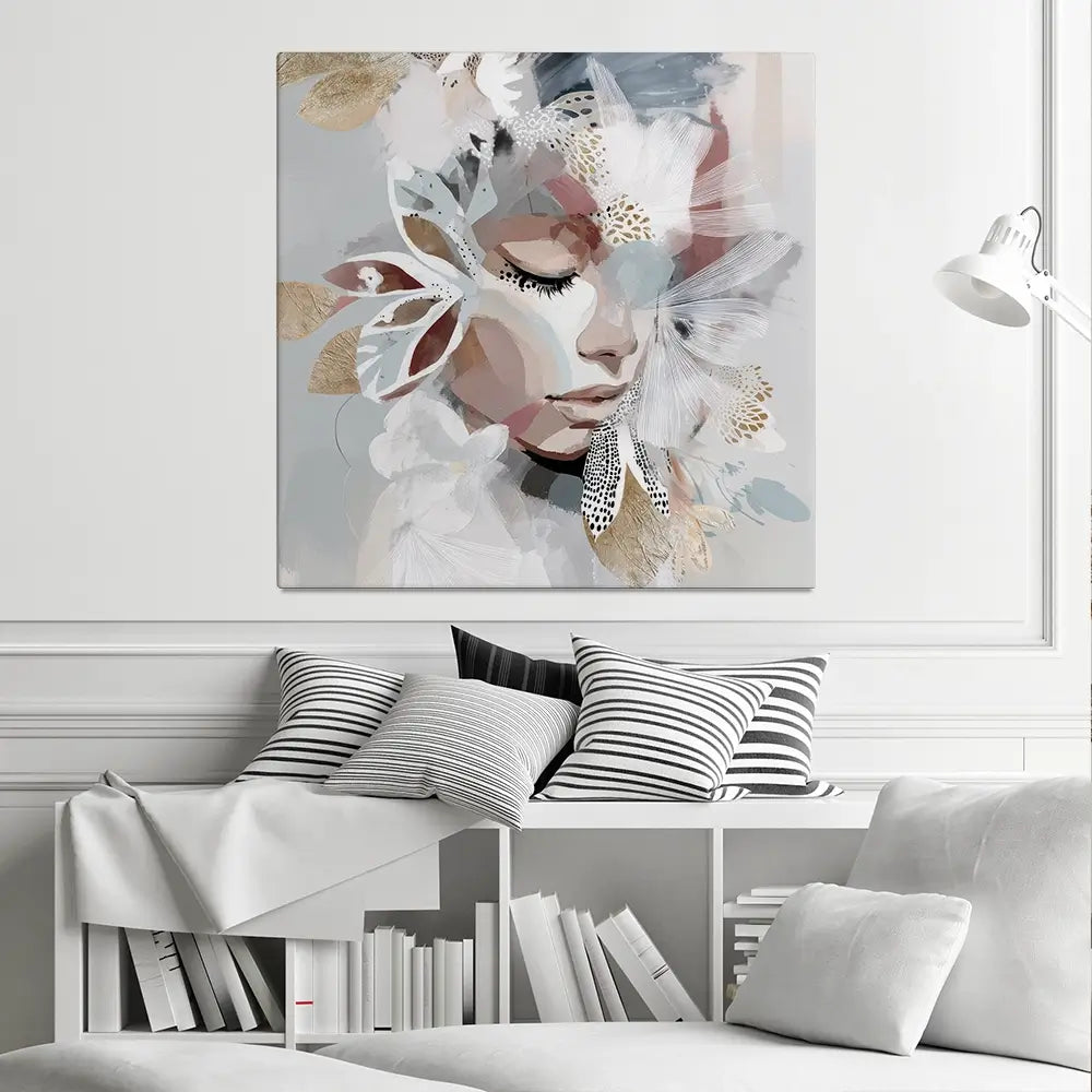 Evie Belle Square Canvas Print Evie Belle Square Canvas Print wall art product Bella Eve