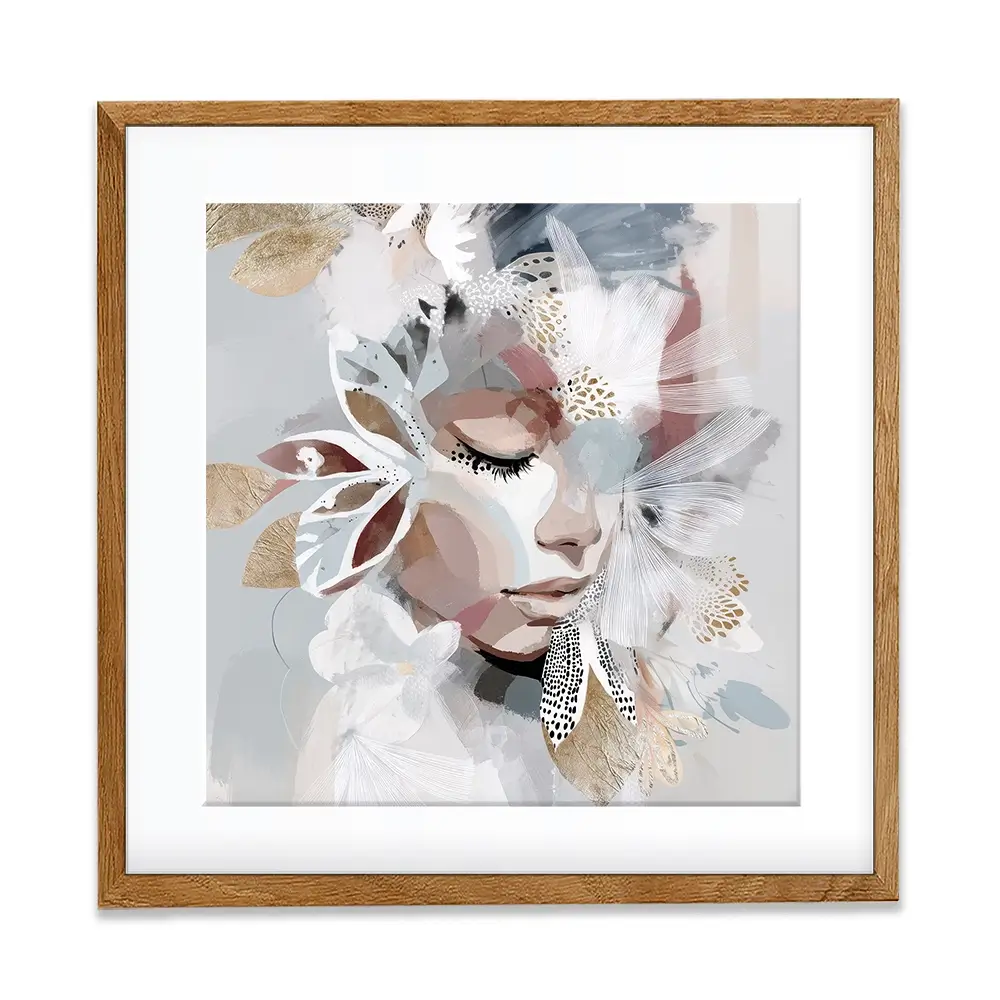 Evie Belle Square Framed Art Print Evie Belle Square Framed Art Print wall art product Bella Eve