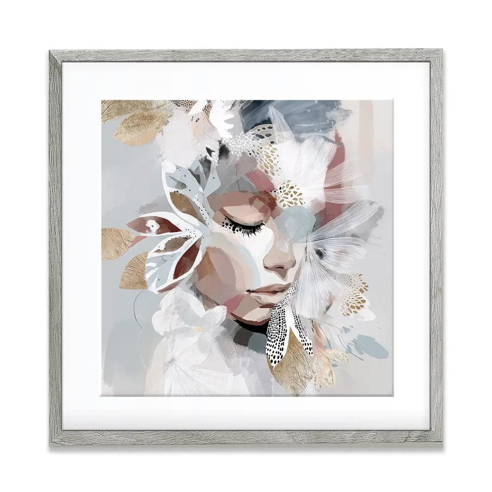 Evie Belle Square Framed Art Print Evie Belle Square Framed Art Print wall art product Bella Eve