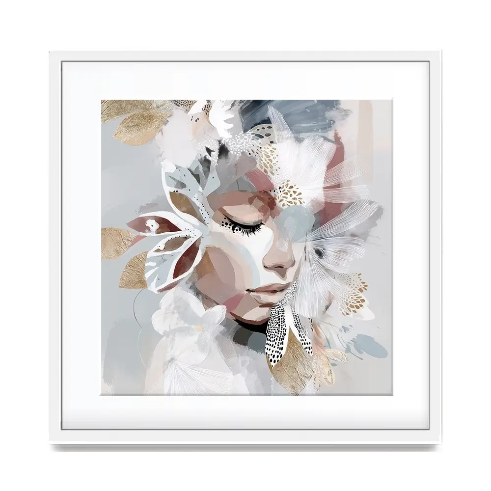 Evie Belle Square Framed Art Print Evie Belle Square Framed Art Print wall art product Bella Eve