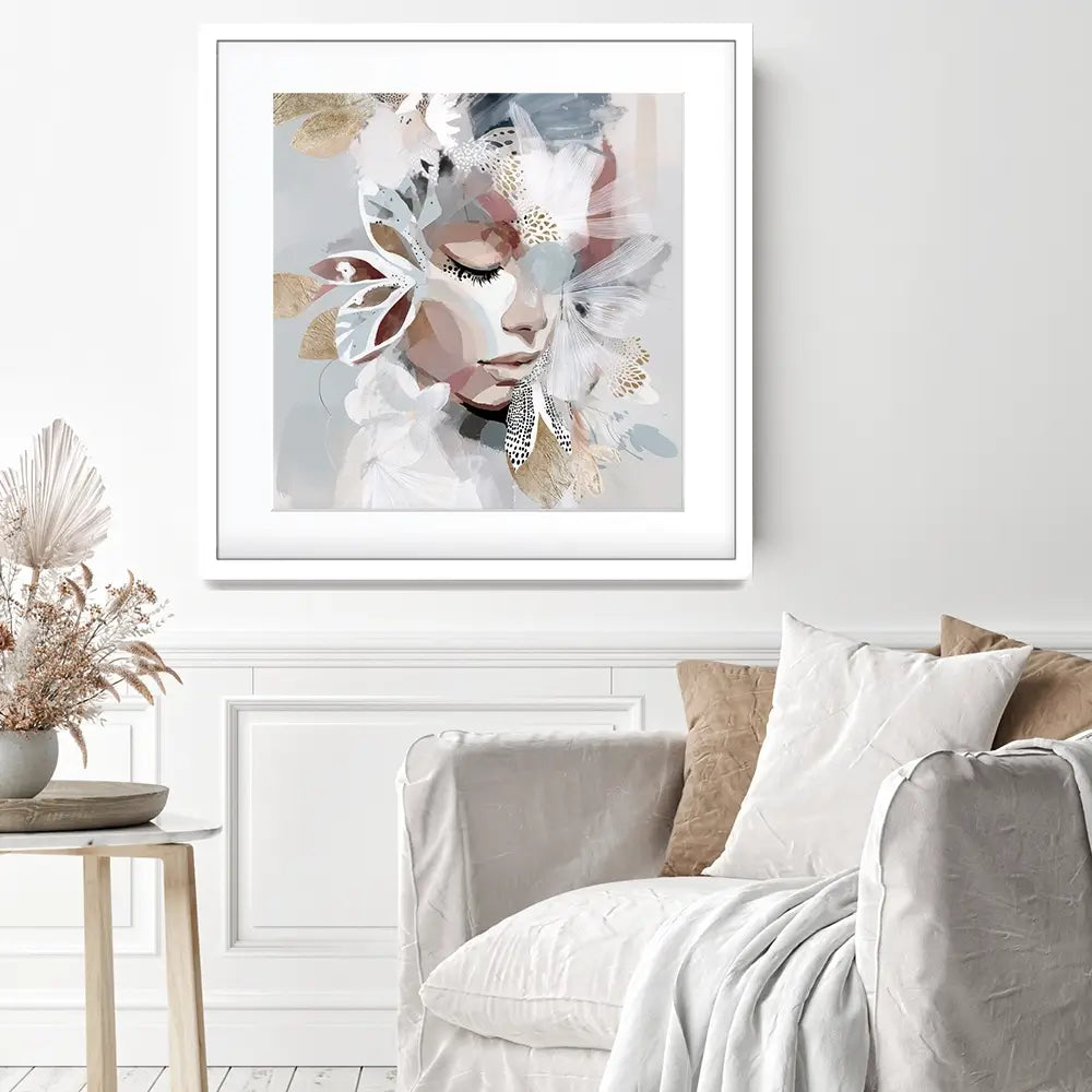 Evie Belle Square Framed Art Print Evie Belle Square Framed Art Print wall art product Bella Eve