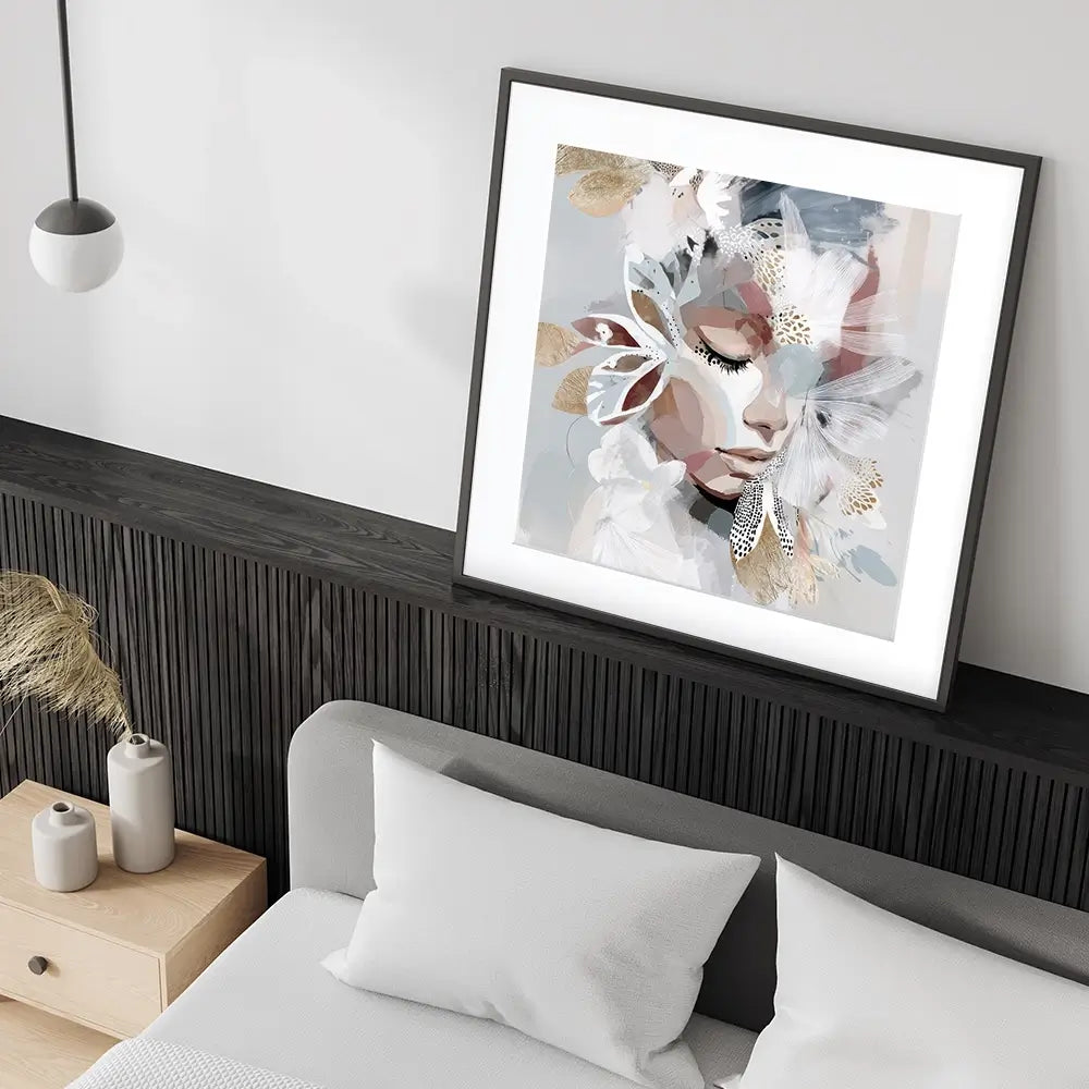 Evie Belle Square Framed Art Print Evie Belle Square Framed Art Print wall art product Bella Eve