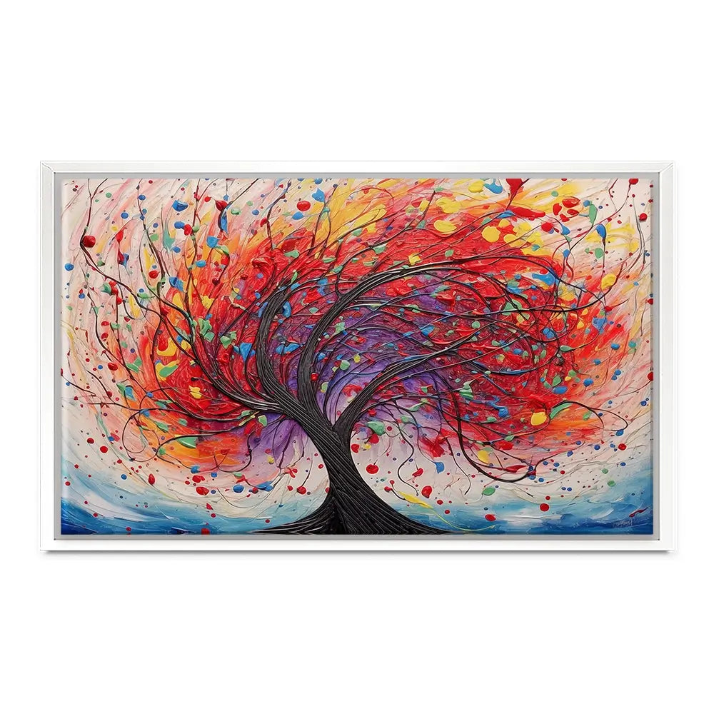 Expressionist Red Tree Canvas Print Expressionist Red Tree Canvas Print wall art product Lena Owens - Independent