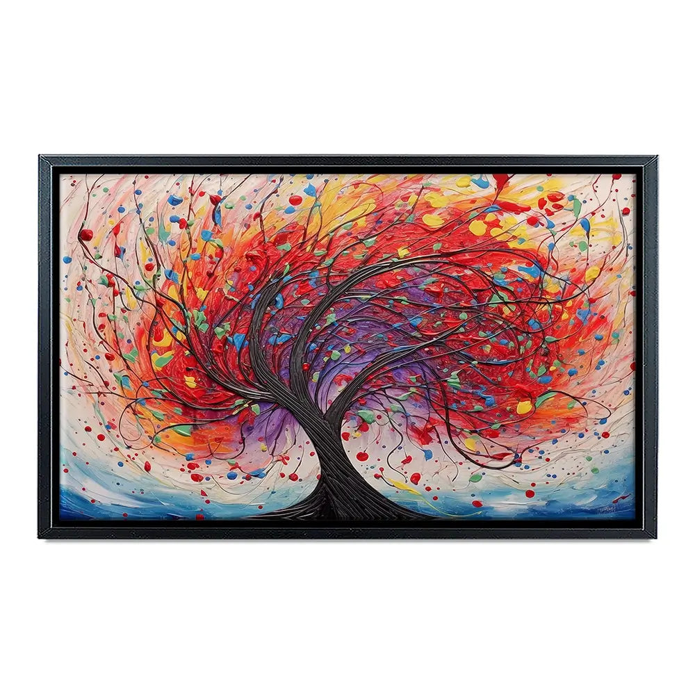Expressionist Red Tree Canvas Print Expressionist Red Tree Canvas Print wall art product Lena Owens - Independent