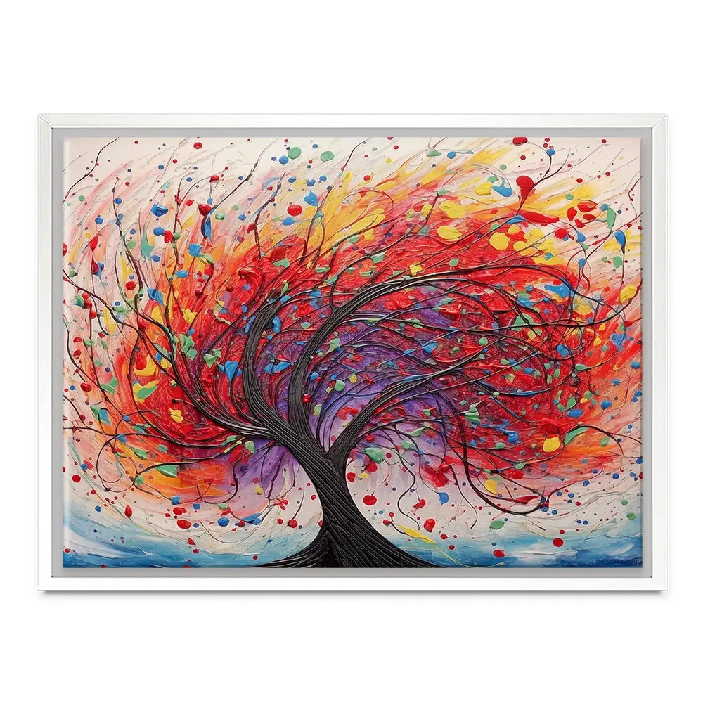 Expressionist Red Tree Canvas Print Expressionist Red Tree Canvas Print wall art product Lena Owens - Independent