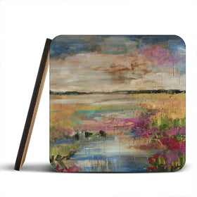 Expressionistic Marsh Coaster Set Expressionistic Marsh Coaster Set wall art product Tiffani Taylor - Independent