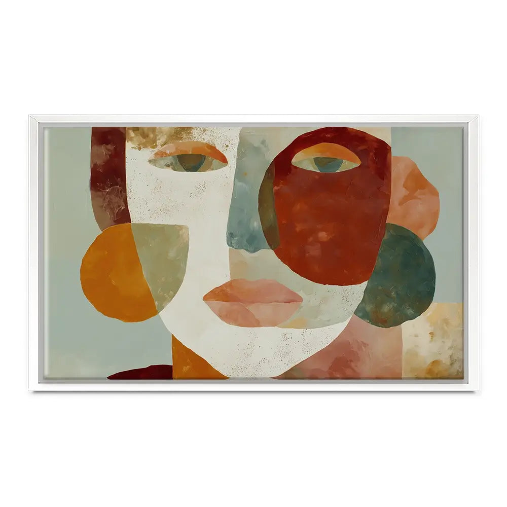 Face Of Shapes Canvas Print Face Of Shapes Canvas Print wall art product Chromatic Storm Studio