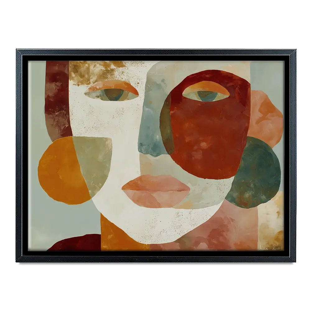 Face Of Shapes Canvas Print Face Of Shapes Canvas Print wall art product Chromatic Storm Studio