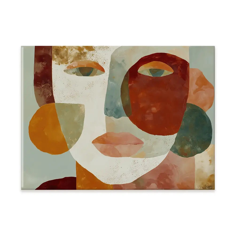 Face Of Shapes Canvas Print Face Of Shapes Canvas Print wall art product Chromatic Storm Studio