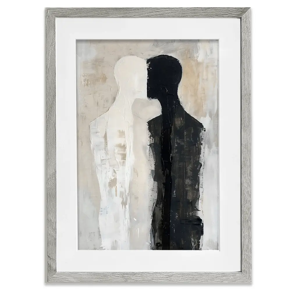 Face To Face Framed Art Print Face To Face Framed Art Print wall art product LSR Design Studio - Independent