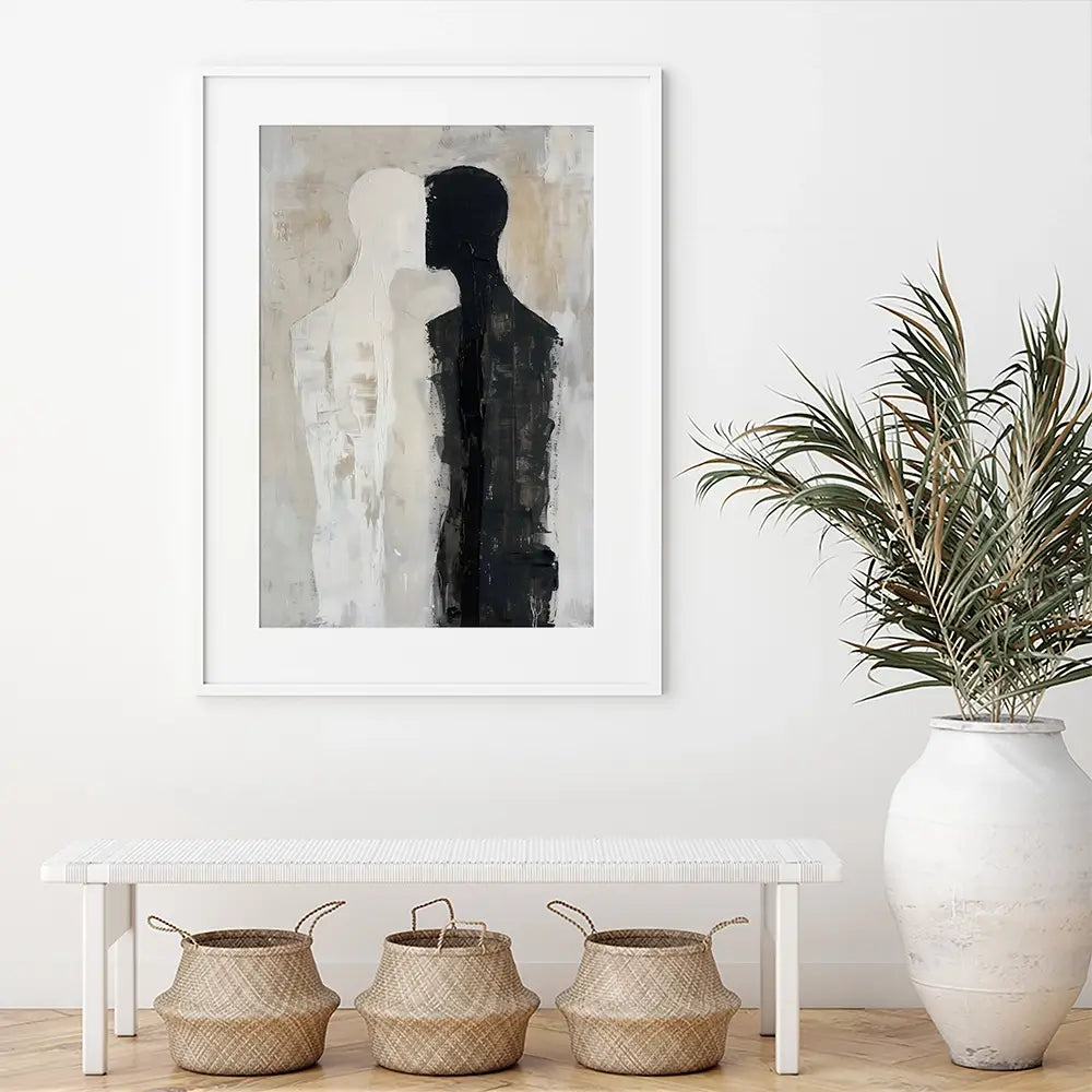 Face To Face Framed Art Print Face To Face Framed Art Print wall art product LSR Design Studio - Independent