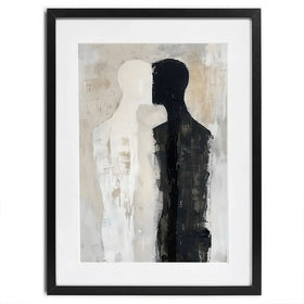 Face To Face Framed Art Print Face To Face Framed Art Print wall art product LSR Design Studio - Independent