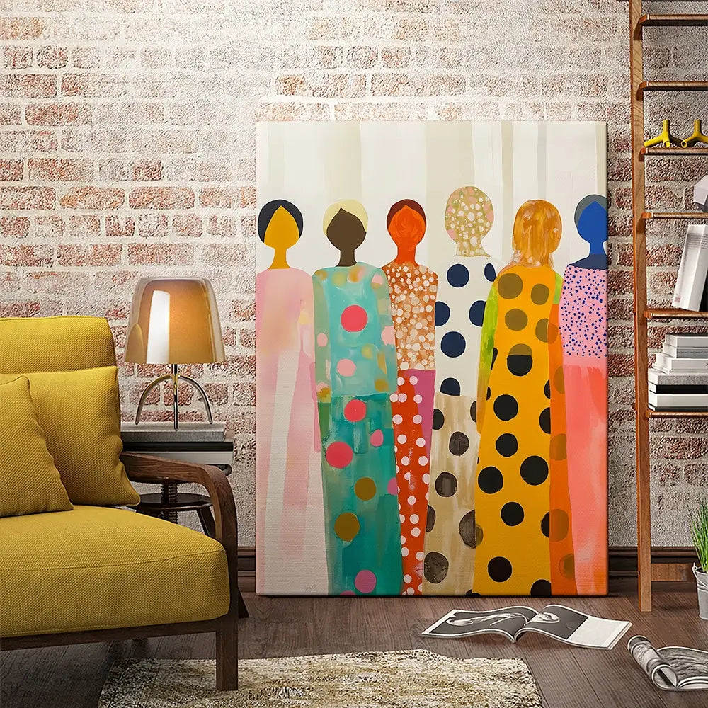 Faceless Canvas Print Faceless Canvas Print wall art product IAmHomeStudio