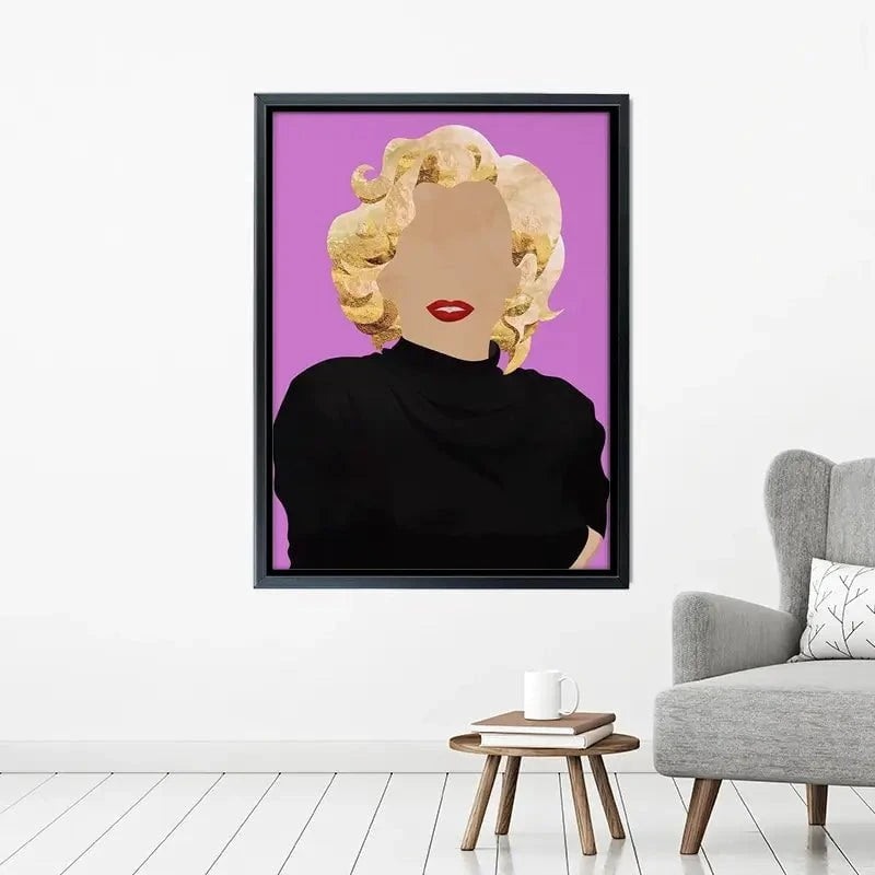 Faceless Marilyn Monroe Canvas Print Faceless Marilyn Monroe Canvas Print wall art product Sarah Manovski