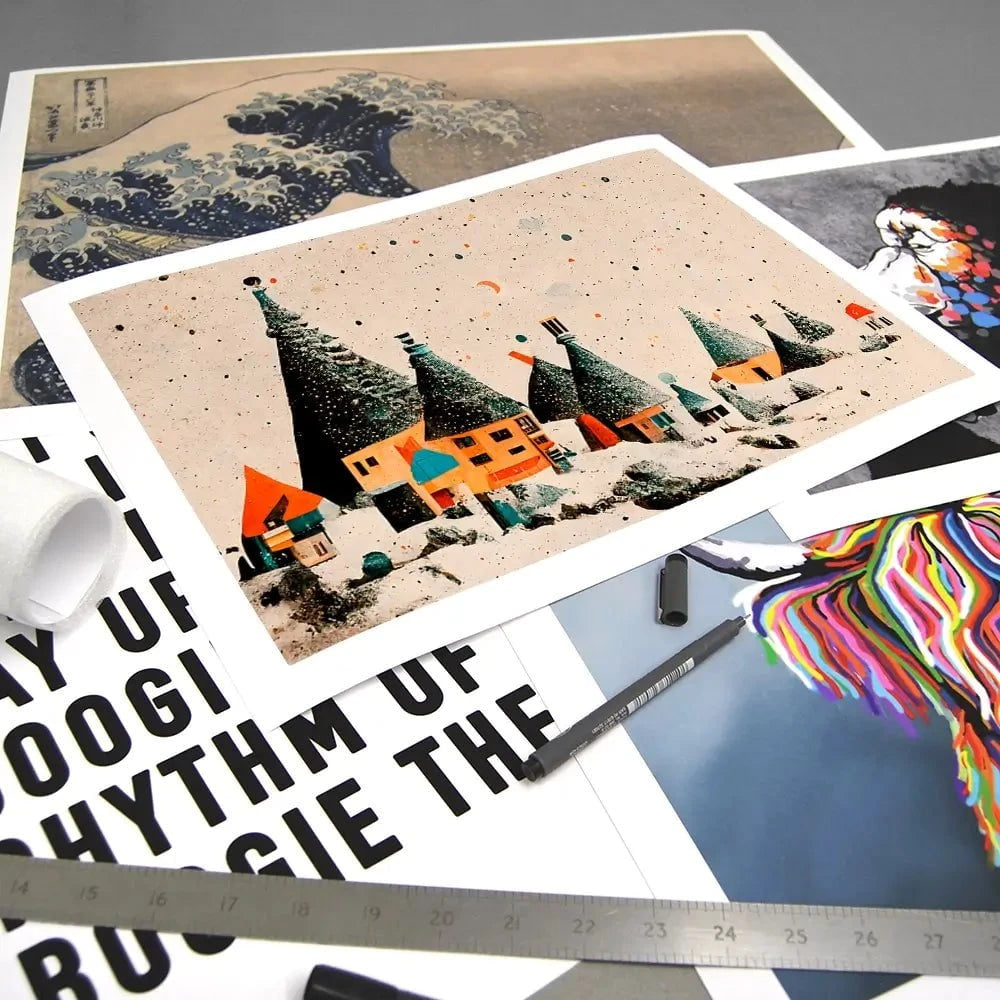 Fairy Village Art Print Fairy Village Art Print wall art product Treechild