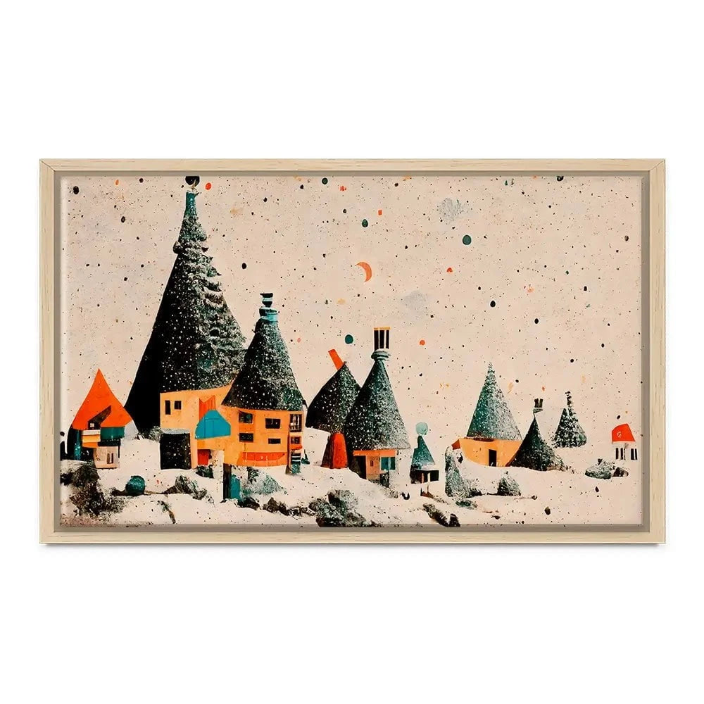 Fairy Village Canvas Print Fairy Village Canvas Print wall art product Treechild