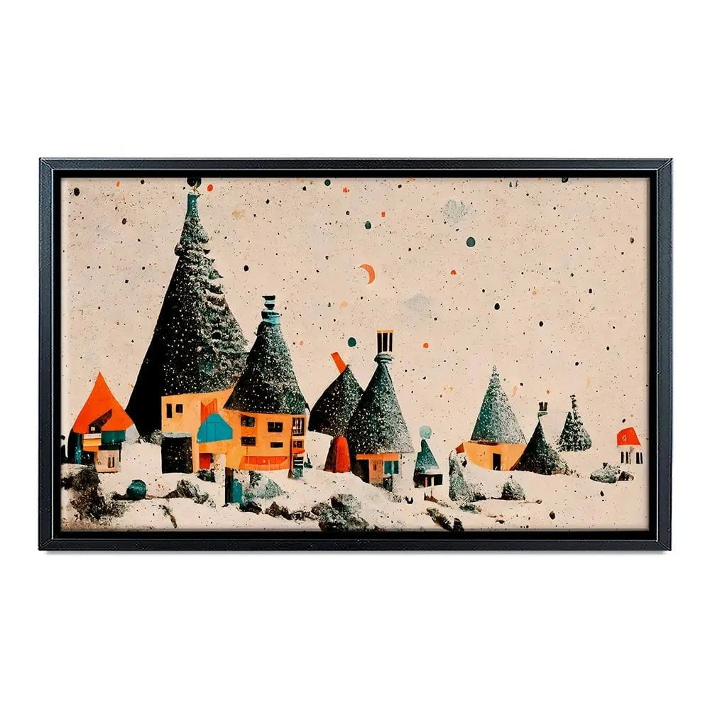 Fairy Village Canvas Print Fairy Village Canvas Print wall art product Treechild