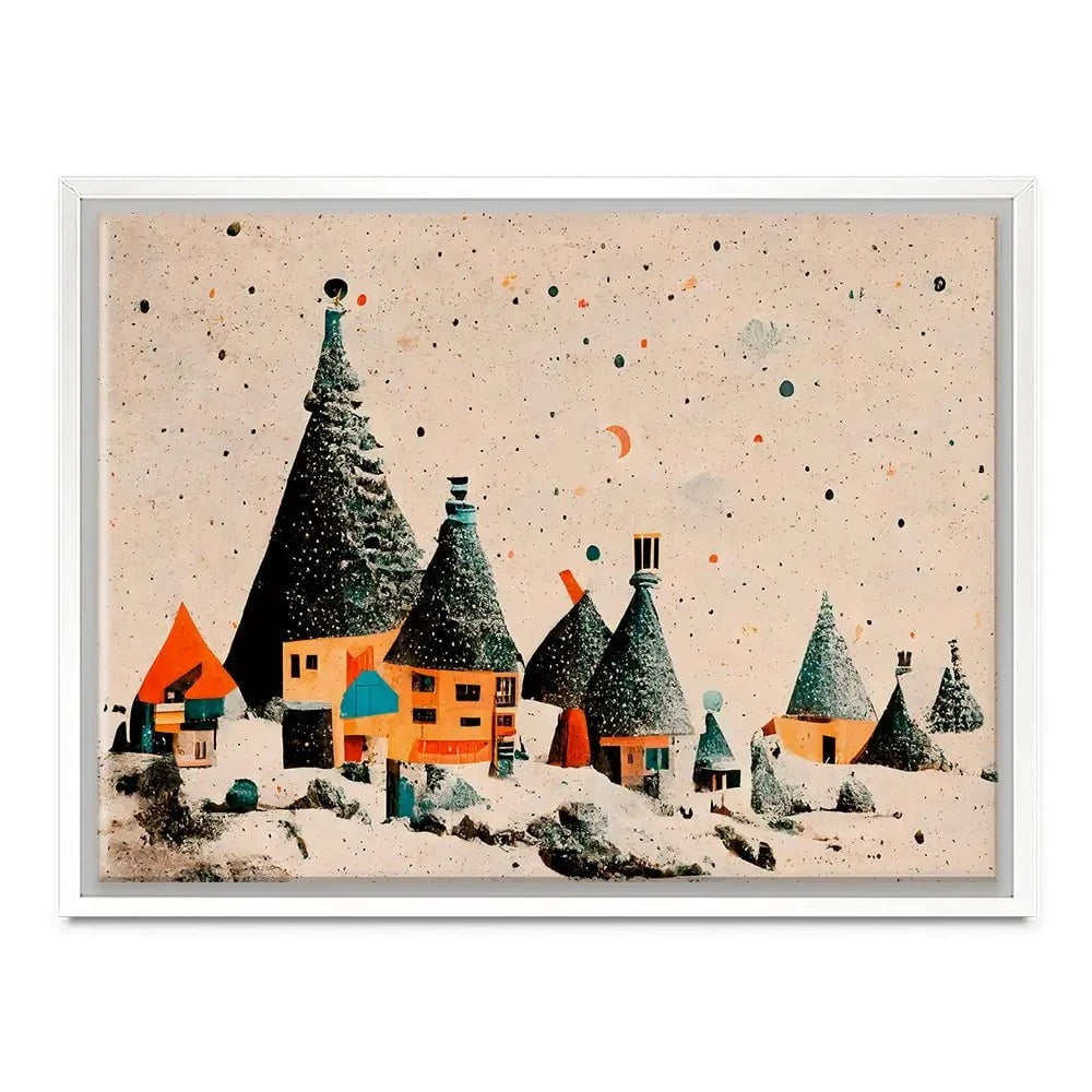 Fairy Village Canvas Print Fairy Village Canvas Print wall art product Treechild
