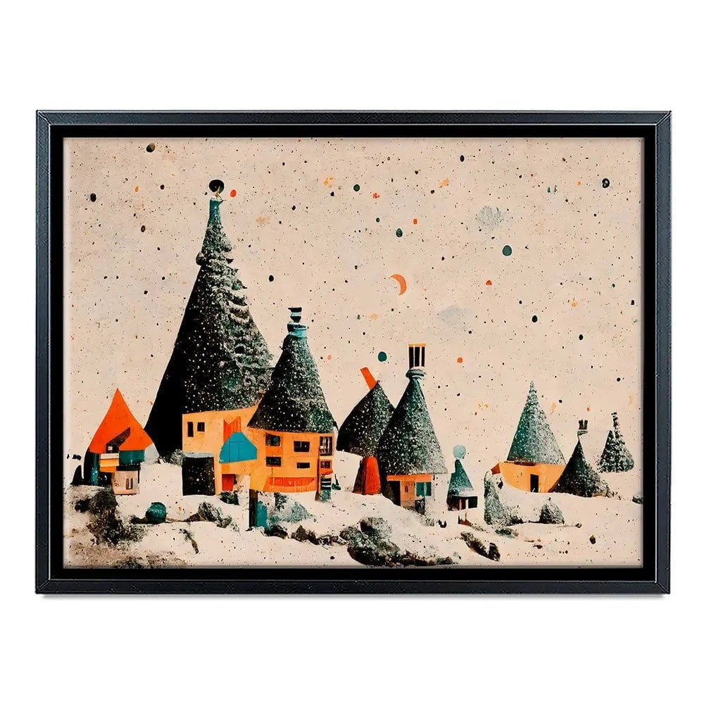 Fairy Village Canvas Print Fairy Village Canvas Print wall art product Treechild