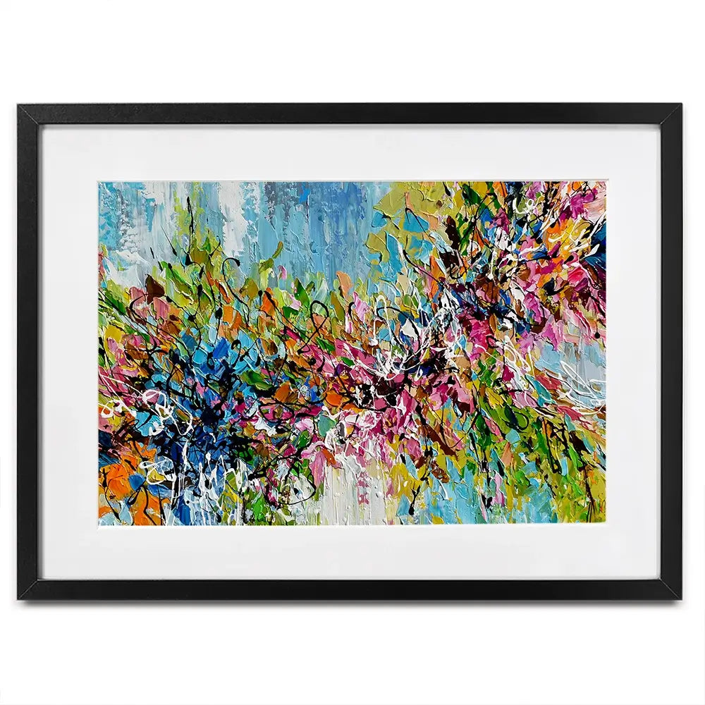 Fall Flowers Framed Art Print Fall Flowers Framed Art Print wall art product Olga Tkachyk