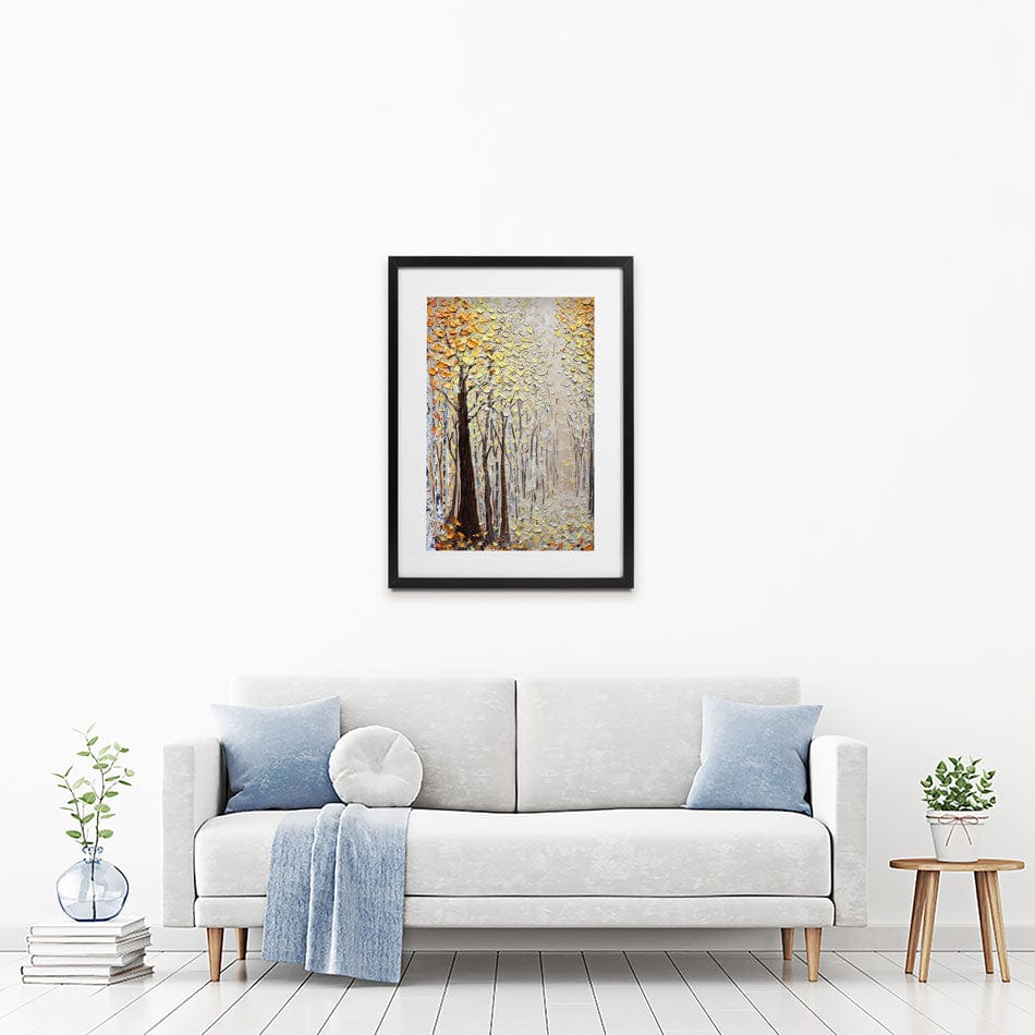 Fall Of A Season Framed Art Print wall art product Expression By Nada