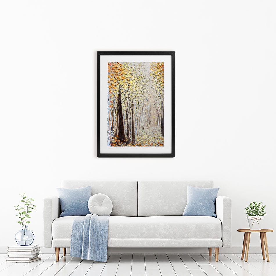 Fall Of A Season Framed Art Print wall art product Expression By Nada