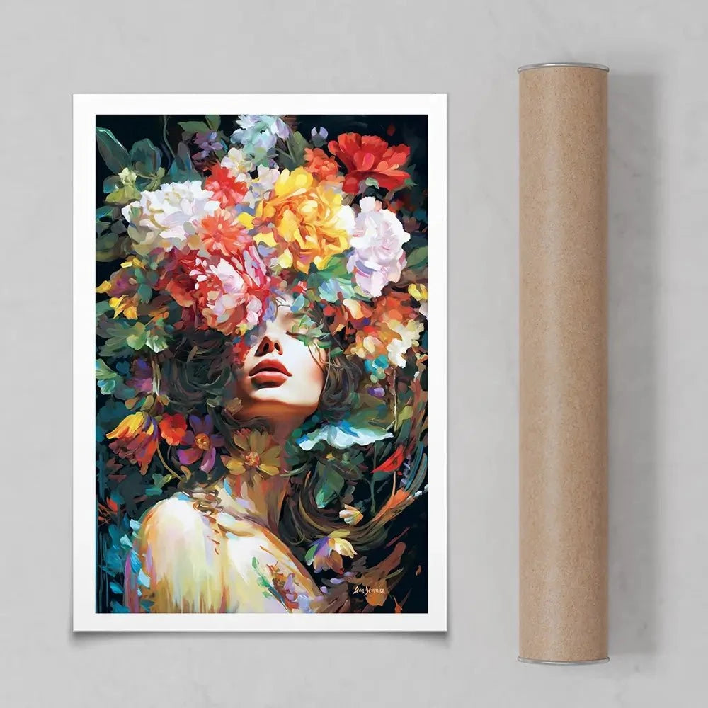 Falling In Love Art Print Falling In Love Art Print wall art product Leon Devenice