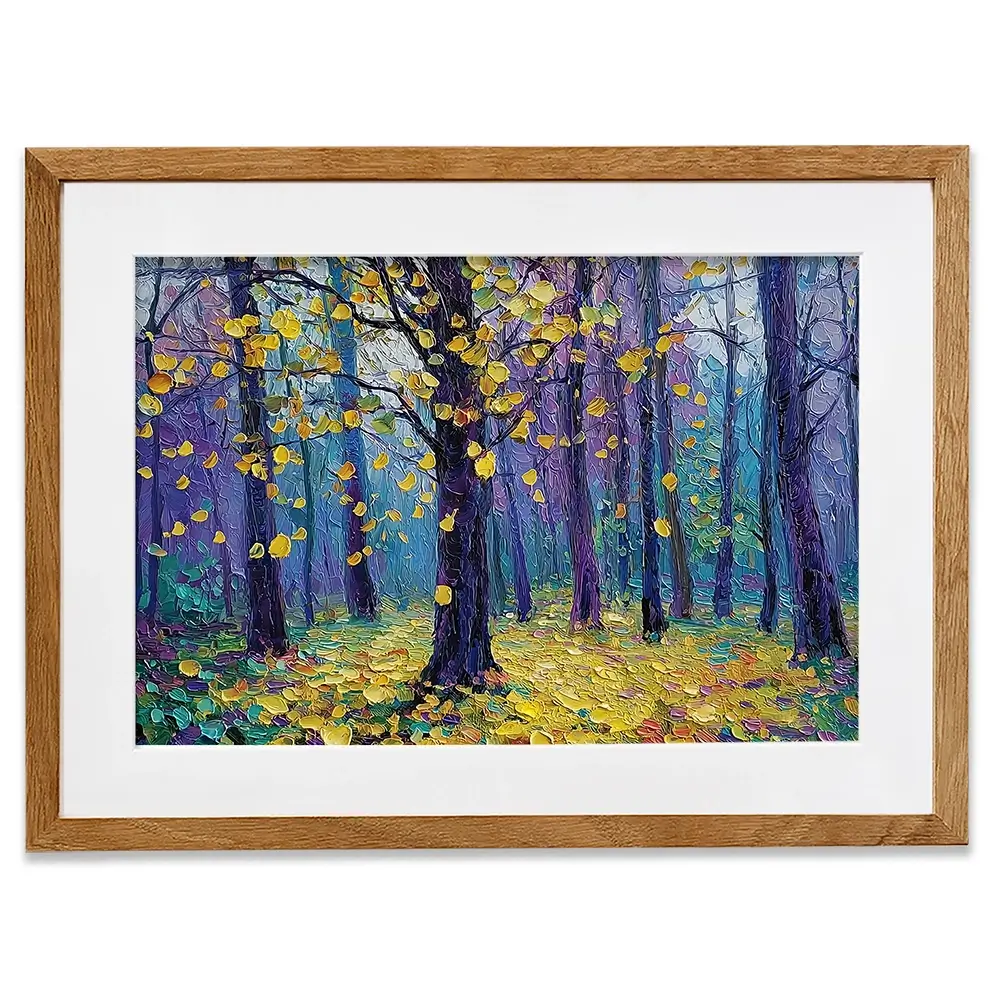 Falling Leaves Framed Art Print Falling Leaves Framed Art Print wall art product David Alexander Elder