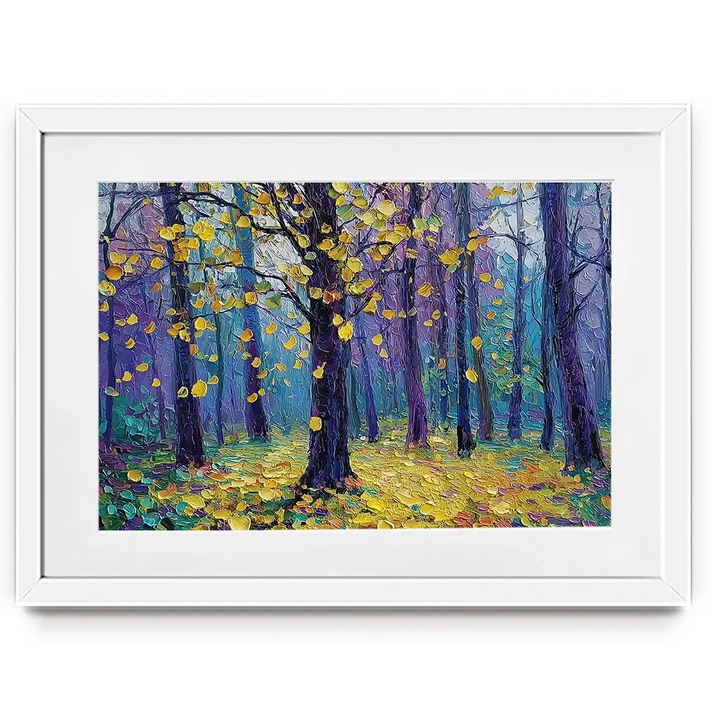 Falling Leaves Framed Art Print Falling Leaves Framed Art Print wall art product David Alexander Elder