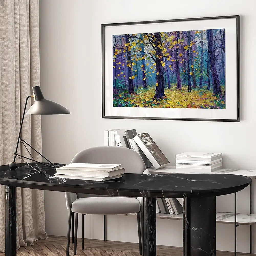 Falling Leaves Framed Art Print Falling Leaves Framed Art Print wall art product David Alexander Elder