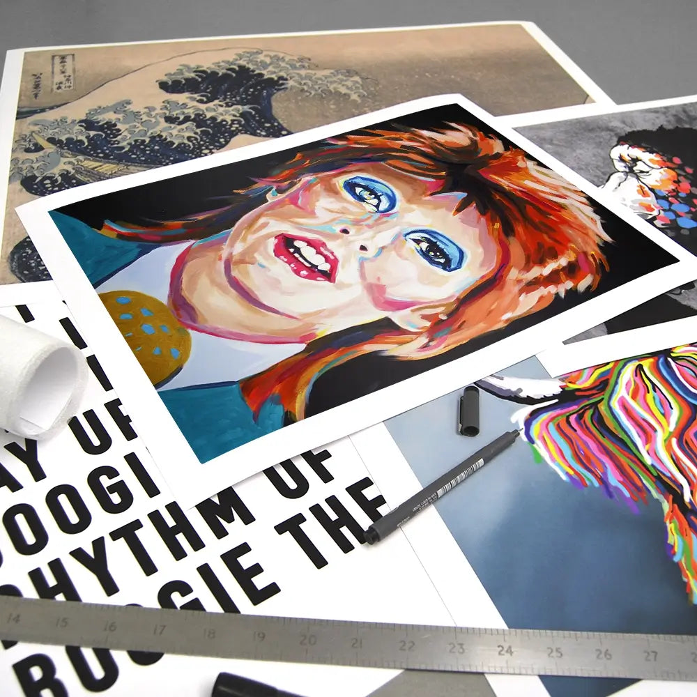 Fame David Bowie Art Print Fame David Bowie Art Print wall art product Juliet Stockton