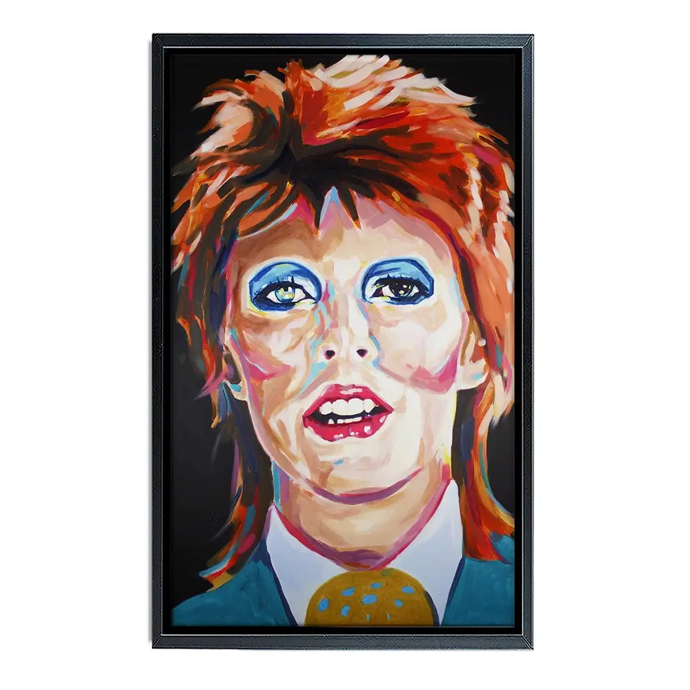 Fame David Bowie Canvas Print Fame David Bowie Canvas Print wall art product Juliet Stockton