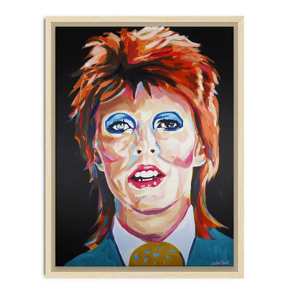 Fame David Bowie Canvas Print Fame David Bowie Canvas Print wall art product Juliet Stockton
