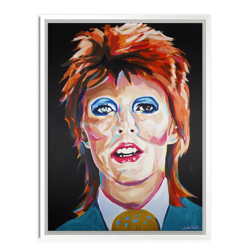 Fame David Bowie Canvas Print Fame David Bowie Canvas Print wall art product Juliet Stockton