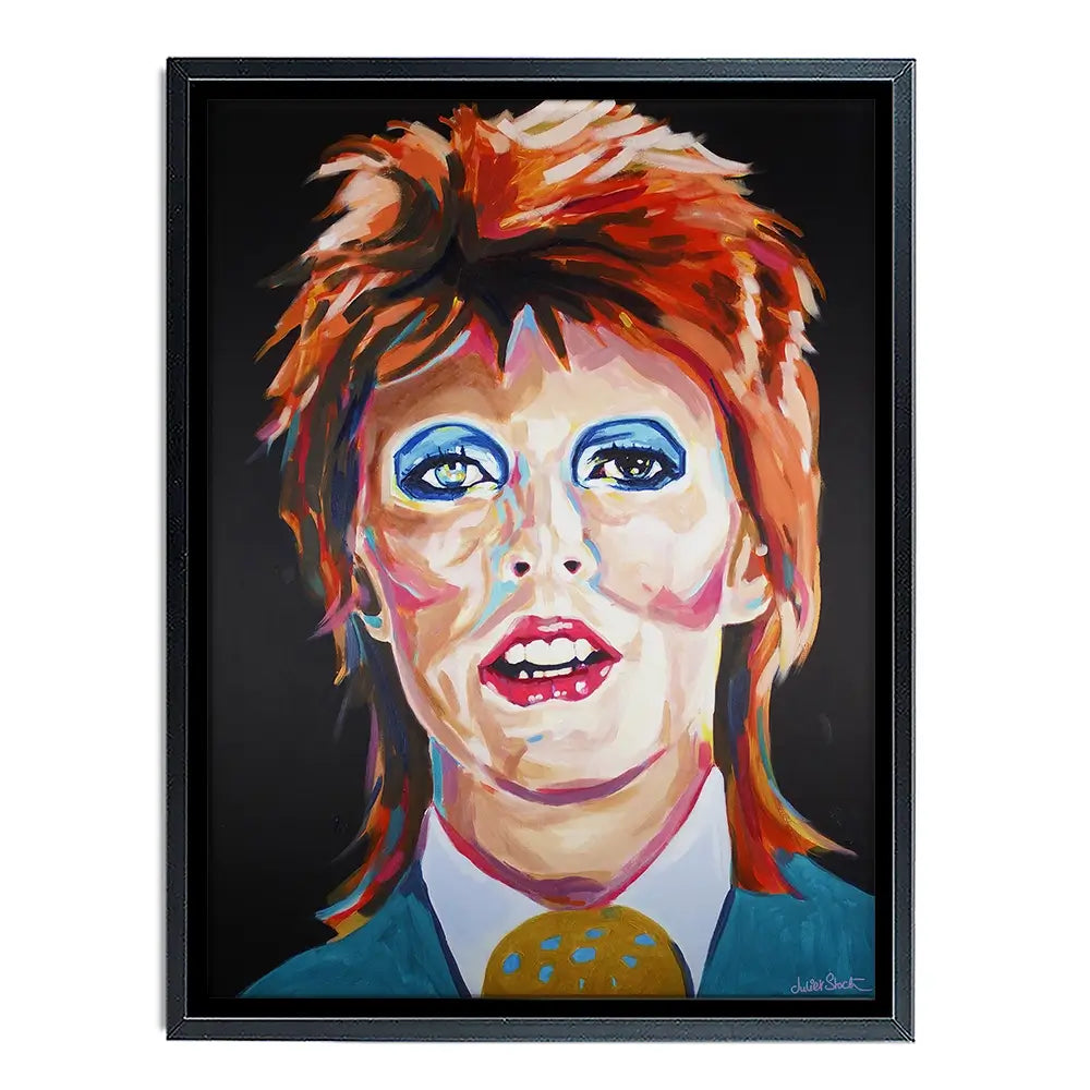 Fame David Bowie Canvas Print Fame David Bowie Canvas Print wall art product Juliet Stockton