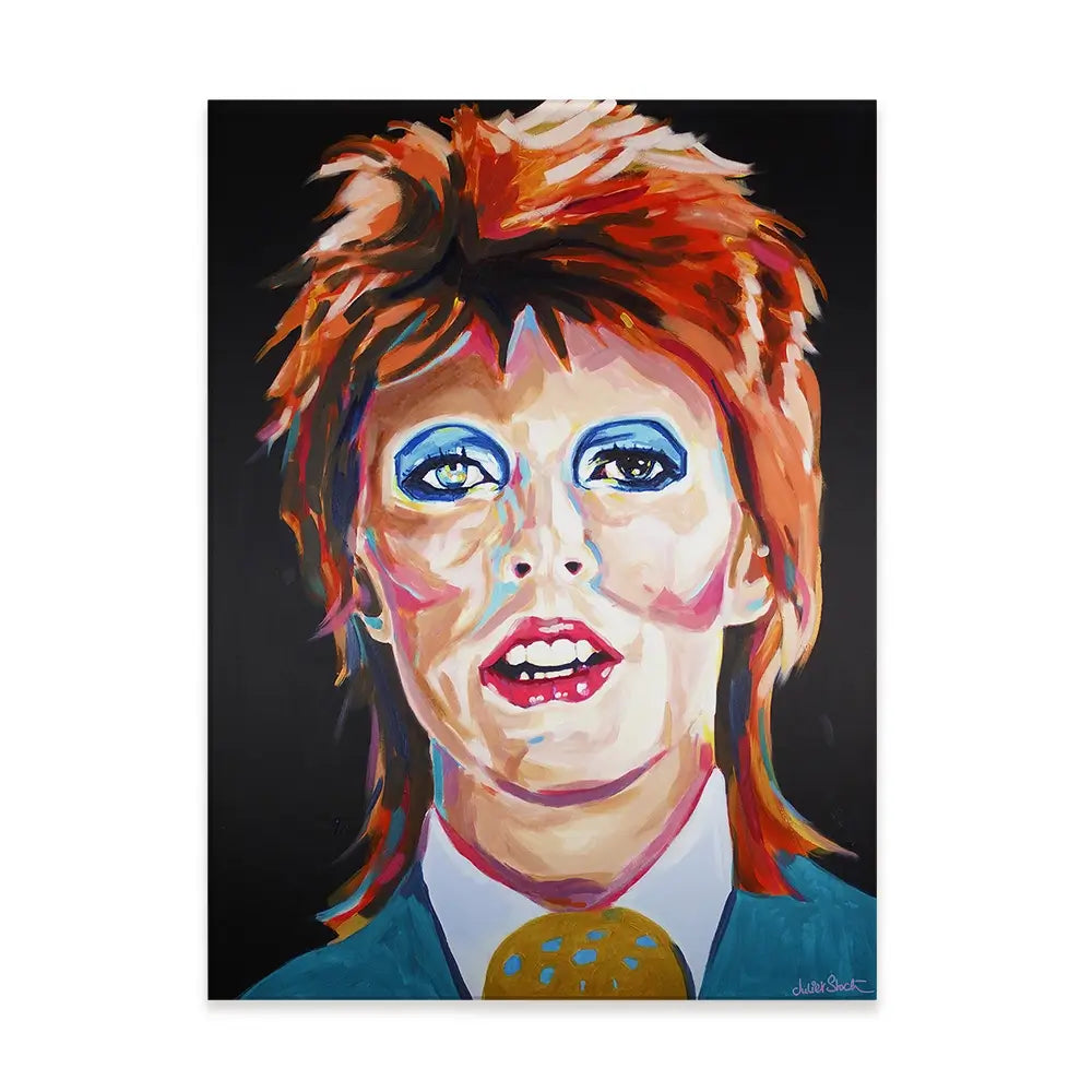 Fame David Bowie Canvas Print Fame David Bowie Canvas Print wall art product Juliet Stockton